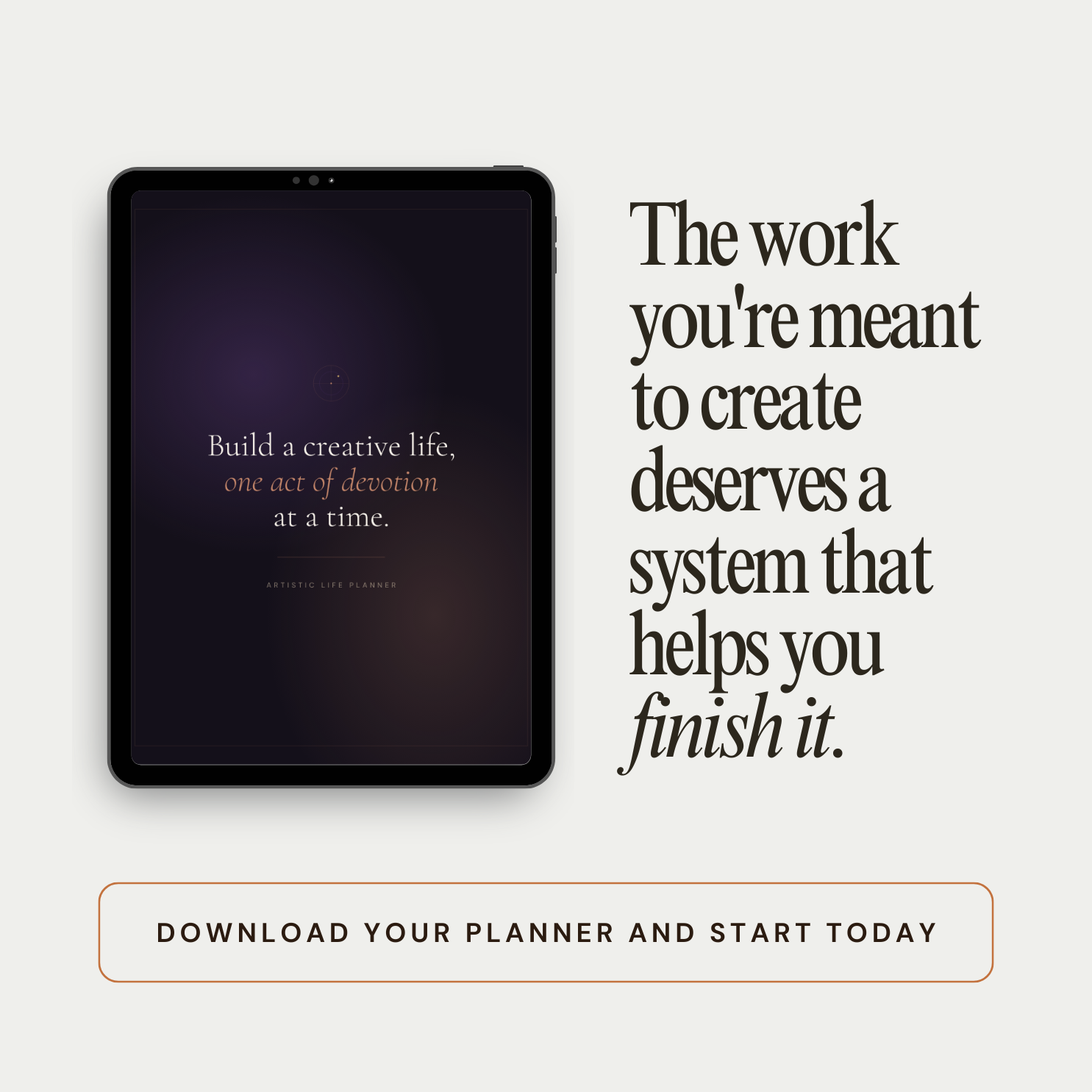 Artistic Life Planner