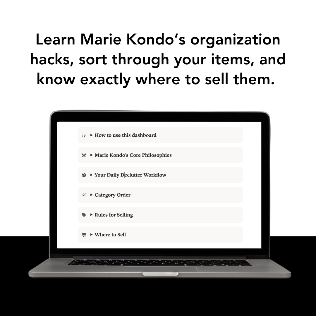 Moving Out & Decluttering - Notion Template