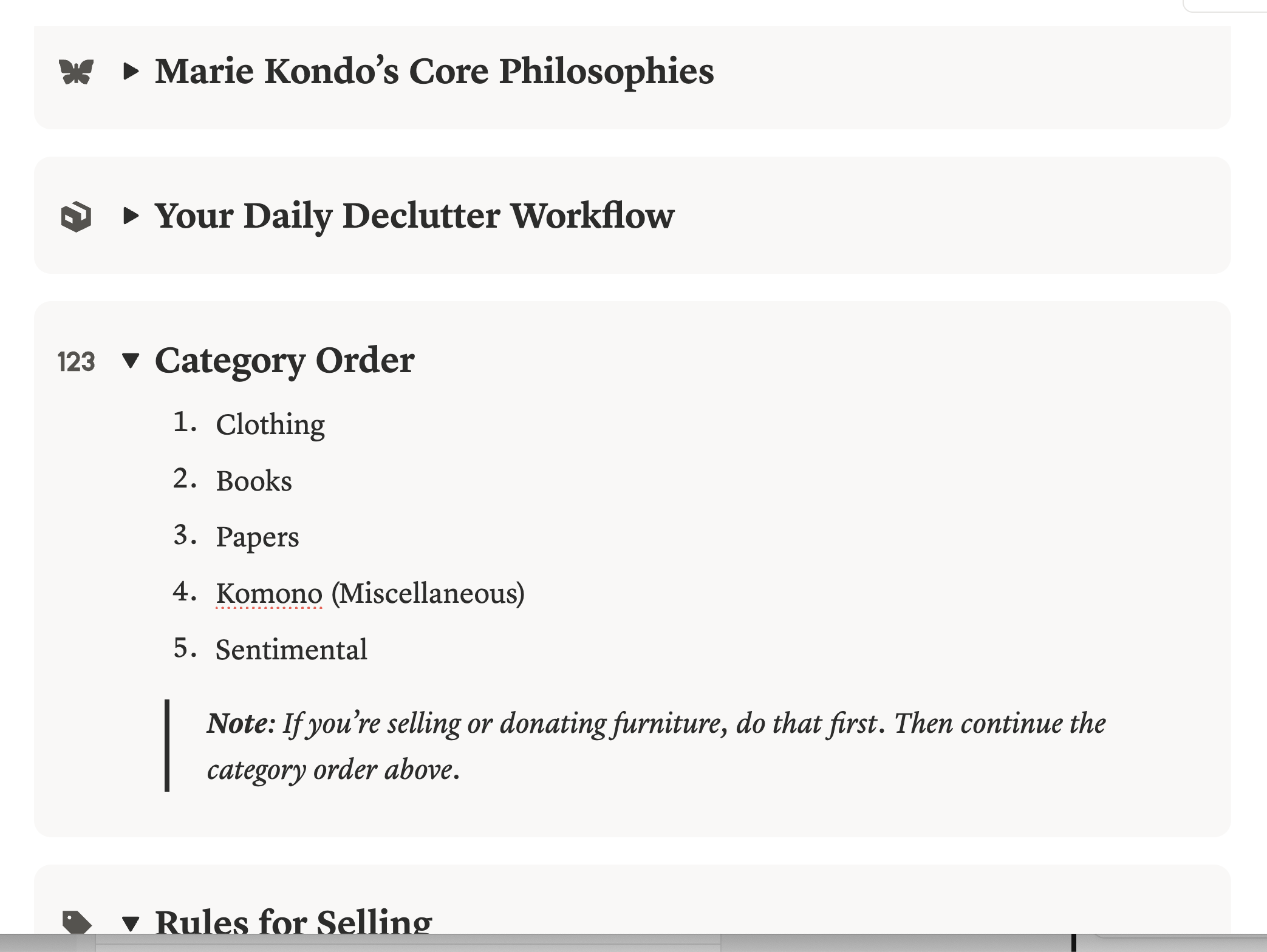 Moving Out & Decluttering - Notion Template